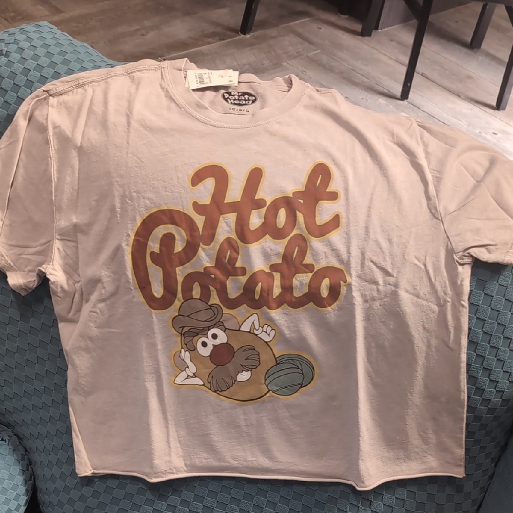 Hot Potato Graphic T-Shirt Size L